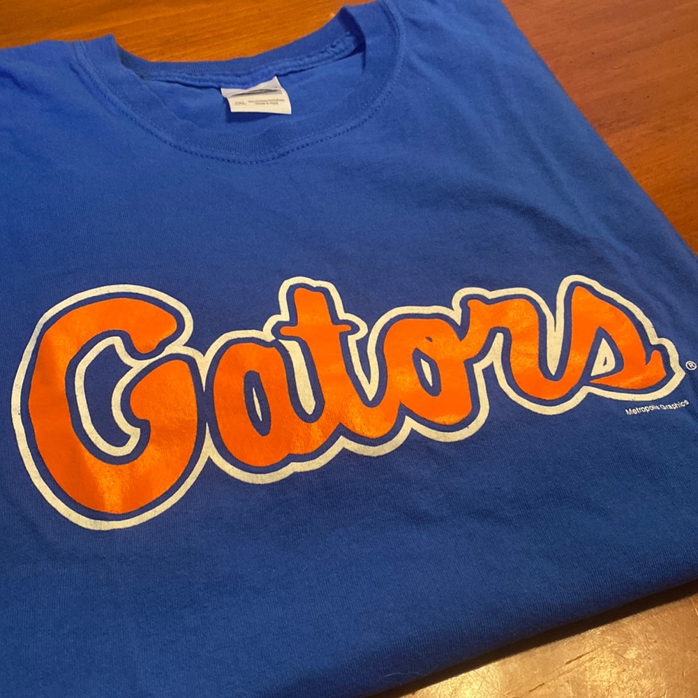 (2) Florida Gator Grey & Blue T-Shirts Ready to Wear - Size XXL - Picture 9 of 14